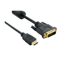 4World Kabel DVI-D-HDMI 24+1M-19M 3.0m Black