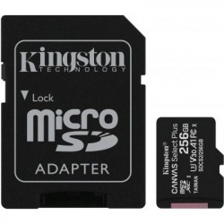 KINGSTON MICRO SDXC 256GB Canvas Select Plus A1 100R + adapter