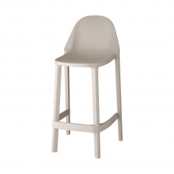 SCAB GIARDINO stolička barová PIU, biela / plast, 233711 - ROZBALENÝ TOVAR