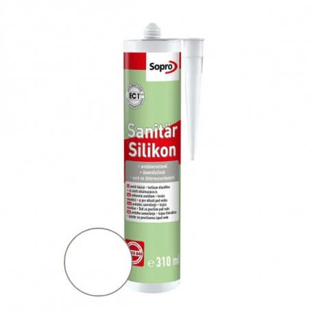 SOPRO silikón sanitárny weiss 10, 310 ml 239010