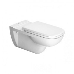 DURAVIT D-Code závesná WC misa pre telesne postihnutých, hlboké splachovanie, odpad zadný rovný, biela 22280900002