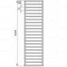 ZEHNDER Subway radiátor 1549 x 450 mm teplovod/kombi biela RAL 9016 SUB-150-045
