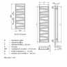 ZEHNDER Kazeane radiátor pre elektrickú prevádzku s tyčou RACY-C 1291 x 500 mm Anthracite RK-130-050/GD-0346