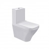 Duravit DuraStyle kombi WC misa, bez nádržky a sedátka s WonderGliss, biela 21560900001