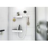 Hansgrohe WallStoris set sprchovej hlavice 105, 3 prúdy, termostatu a kúpeľňových doplnkov, matná biela 24250700