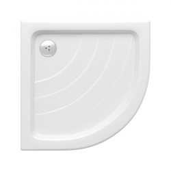 Ravak Kaskada sprchová vanička Ronda-80 PU, samonosná, s panelom, AntiBac, biela A204001120
