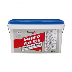 SOPRO hydroizolácia tekutá FDF 525 20 Kg vedro, pre interier,flexibilná 230394