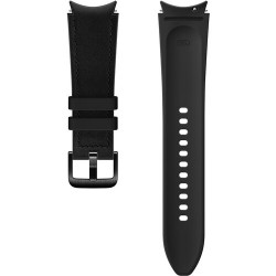 SAMSUNG ET-SHR89LBEGEU remienok hybridný koženný 20mm M/L black (watch 4)