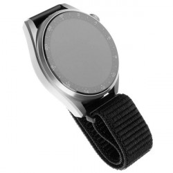 FIXED remienok Nylon Strap 20mm pre smartwatch čierny FIXNST-20MM-BK