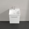Villeroy & Boch AVENTO skrinka pod umývadlo, 417 x 520 x 346 mm, 1 dvierka, pánty vľavo, Crystal White, A88700B4