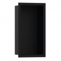HANSGROHE XtraStoris Individual výklenok do steny matná čierna s designovým rámom 300 x 150 x 100 mm matná čierna 56095670