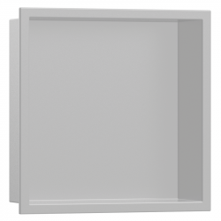 HANSGROHE XtraStoris Original výklenok do steny s rámom 300 x 300 x 100 mm betónovo šedá 56061380