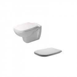 DURAVIT D-CODE set 2v1 závesná WC misa + WC sedátko bez SoftClose 45351900A1