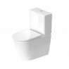 DURAVIT D-NEO kombi WC Rimless + nádržka + sedátko s pomalým sklápaním SoftClose biela, 2002090000+0944000085+0021690000