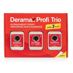 Deramax TRIO PROFI odpudzovač ultrazvukový kuny a hlodavce