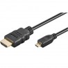 PremiumCord Kabel HDMI A - HDMI micro D, 1m