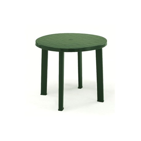 stôl plastový TONDO 90 cm zelený