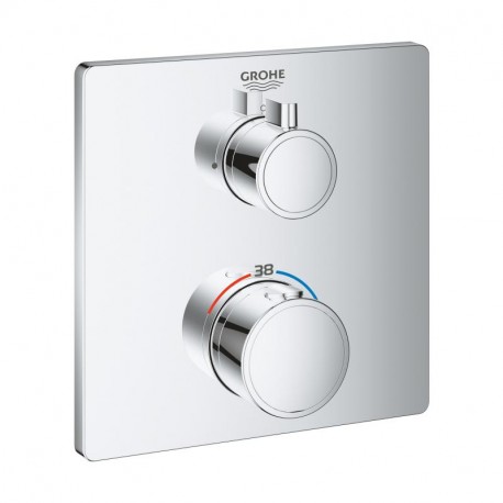 GROHE Grohtherm termostatická sprchová batéria k telesu pod omietku, chróm 24078000