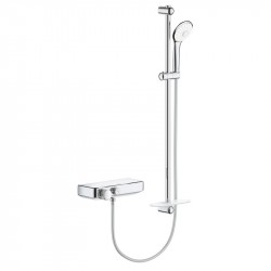 Grohe Grohtherm SmartControl termostatická sprchová batéria so setom Euphoria 3jet, 90cm, chróm 34721000