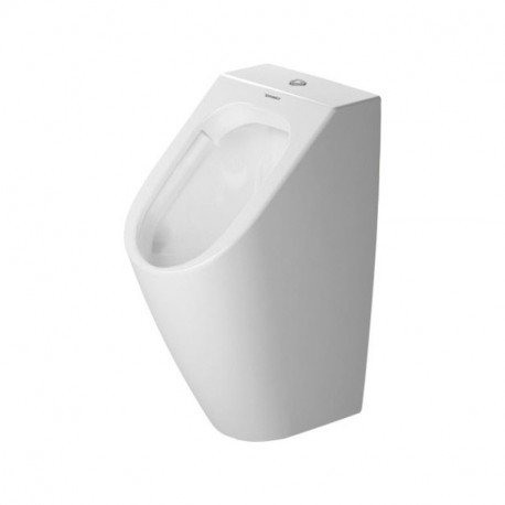 DURAVIT ME By Starck 30 x 35 cm pisoár Rimless horný prítok, bez cieľovej mušky, biely s glazúrou Hygiene Glaze 2815302000