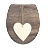 EISL sedátko WC Duroplast Soft Close Wood Heart 82377