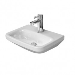 DURAVIT Dura Style umývadlo 45 x 33,5 cm bez prepadu, biele s úpravou Wonder Gliss 07084500001