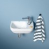 DURAVIT Dura Style umývadlo 36 x 22 cm otvor pre batériu vpravo, bez prepadu, biele 0713360000