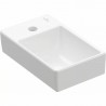 VILLEROY & BOCH Avento umývadlo 36 x 22 cm s otvorom na batériu vľavo biela s CeramicPlus, 43003RR1