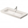 Duravit WHITE TULIP nábytkové umývadlo 105 x 49 cm s prepadom a ventilom s keramickou krytkou, biele 2363100000