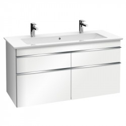 VILLEROY & BOCH VENTICELLO spodná skrinka 1153 x 590 x 502 mm Glossy White, úchytka chróm A92901DH