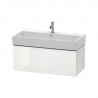 DURAVIT L-CUBE skrinka pod umývadlo závesná biela lesklá, LC617802222