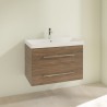 Villeroy & Boch AVENTO skrinka s umývadlom 760 x 520 x 447 mm Arizona Oak A89100VH + 41568001