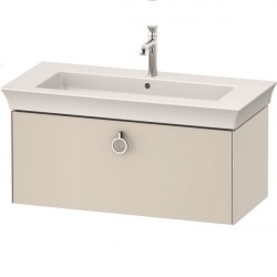 Duravit WHITE TULIP skrinka pod umývadlo 105 x 49 cm, 1-zásuvková, nordická saténová matná biela WT425203939