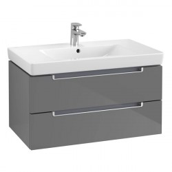 Villeroy & Boch SUBWAY 2.0skrinka pod umývadlo 787 x 420 x 449 mm, lesklá šedá, A68900FP