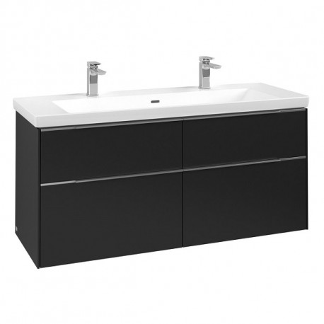 Villeroy & Boch SUBWAY 3.0 skrinka pod umývadlo 1272 x 576 x 478 mm, Volcano Black, C60200VL