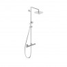 Duravit C.1 sprchový termostat s ručnou a hornou sprchou 240 mm, chróm C14280008010