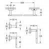 GROHE Essentials sada doplnkov do kúpelne 4v1 chróm 40778001