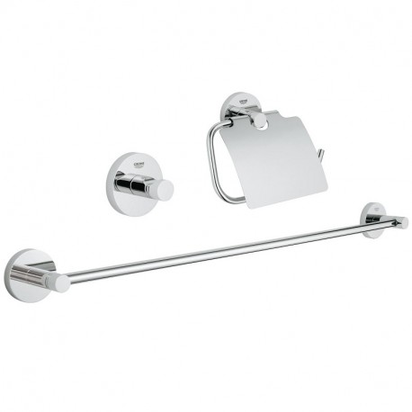 GROHE Essentials sada doplnkov do kúpelne 3v1 chróm 40775001