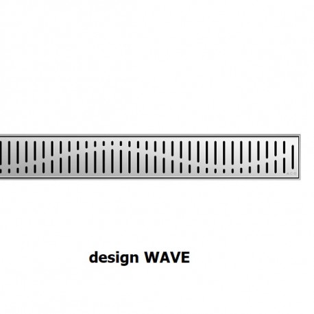 ACO ShowerDrain C rošt odtokový 585 design Wave, 9010.88.60