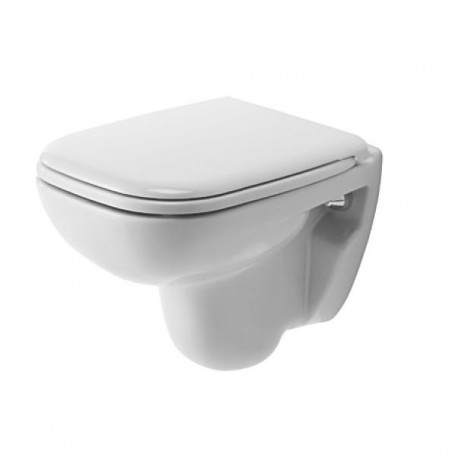 DURAVIT D-Code - Závesné WC Compact 35 x 48 cm, alpská biela 22110900002