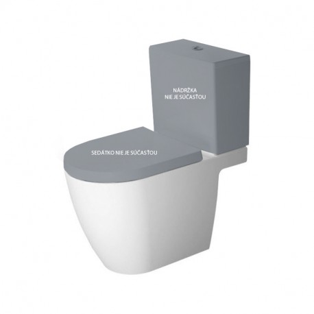 DURAVIT ME by Starck 37 x 65 cm WC kombi misa, variabilný odpad, biela 2172090000