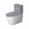 DURAVIT ME by Starck 37 x 65 cm WC kombi misa, celokapotovaná, variabilný odpad, biela 2170090000