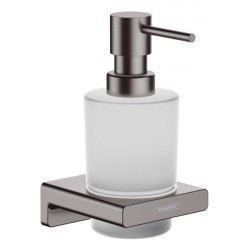 Hansgrohe AddStoris dávkovač tekutého mydla 200ml matné sklo/kartáčovaný čierny chróm, 41745340