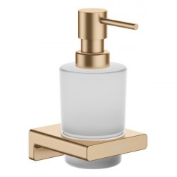 Hansgrohe AddStoris dávkovač tekutého mydla 200ml matné sklo/kartáčovaný bronz, 41745140