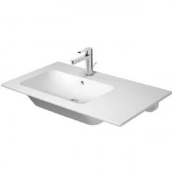 DURAVIT ME by Starck 83 x 49 cm nábytkové umývadlo s prepadom, vanička vľavo, biele 2345830000