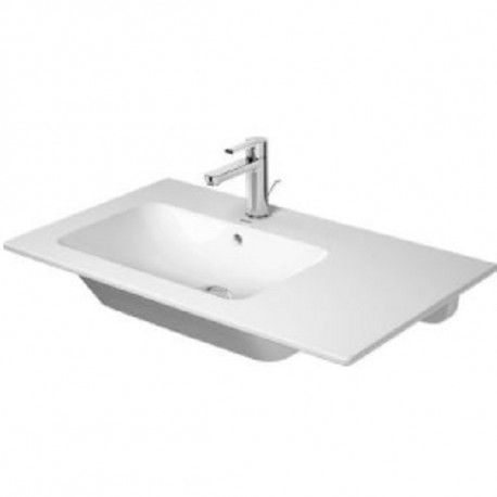 DURAVIT ME by Starck 83 x 49 cm nábytkové umývadlo s prepadom, vanička vľavo, biele 2345830000