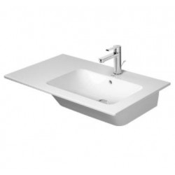 DURAVIT Me by Starck 83 x 49 cm nábytkové umývadlo s prepadom, vanička vpravo, biele 2346830000