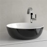 VILLEROY & BOCH Artis umývadlo na dosku (miska), priemer 43 cm, Coal Black, 417943BCT8