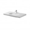 Duravit D-CODE nábytkové umývadlo 105x48 cm s otvorom pre batériu biele 03421000002