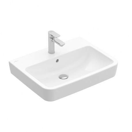 VILLEROY & BOCH O.Novo umývadlo 55 x 46cm s prepadom biela 4A415501